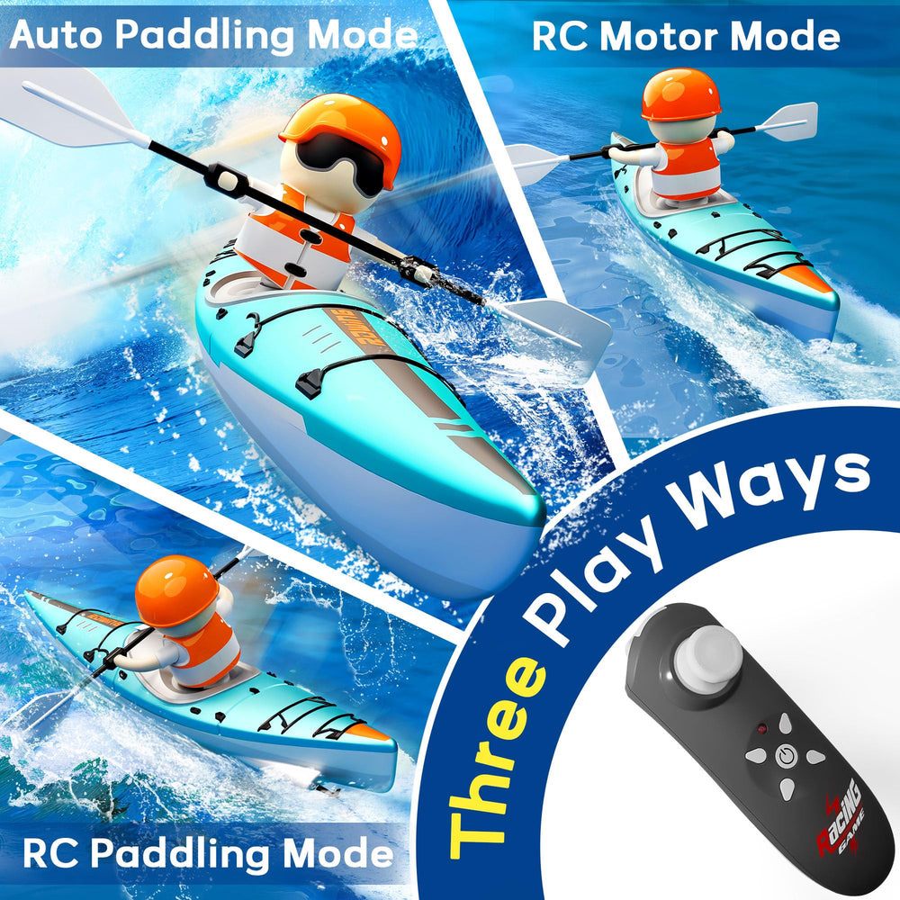 iplay kayak toy with night lights for dusk water fun