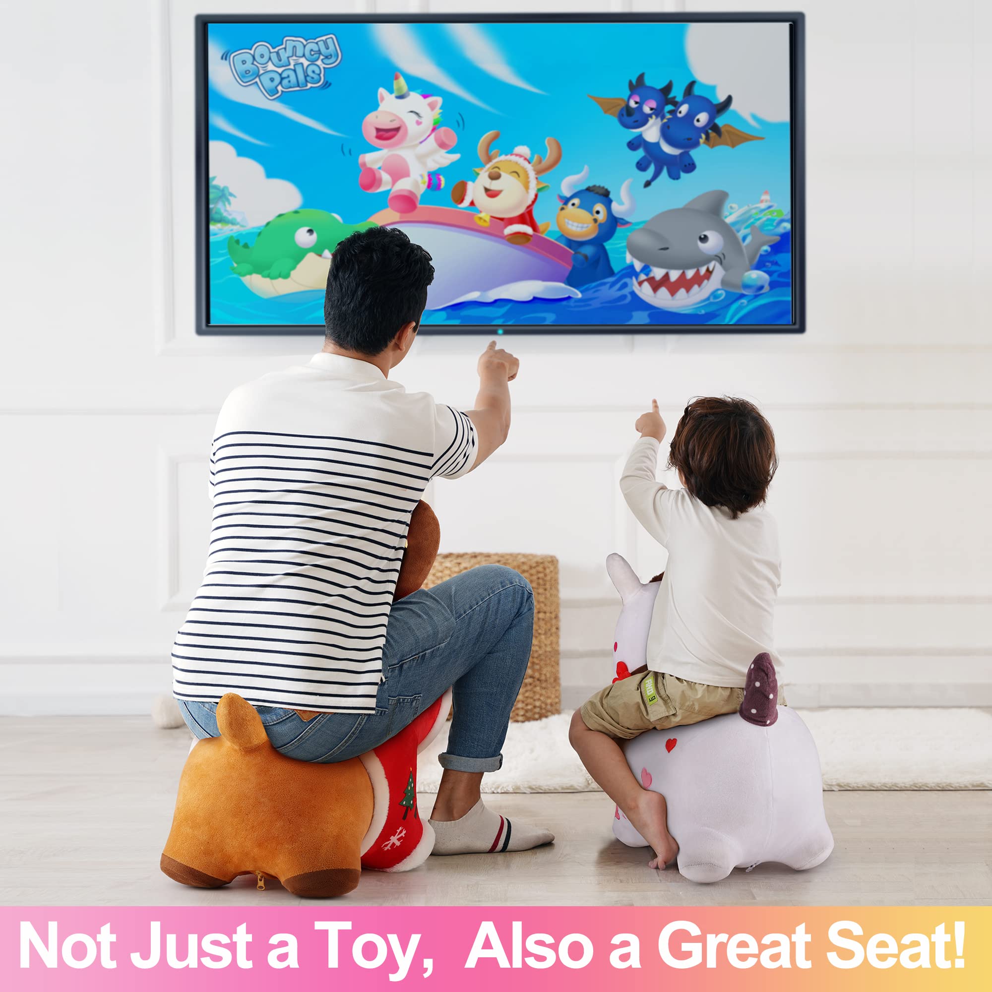 iplay kids riding hopper provides sensory play and coordination