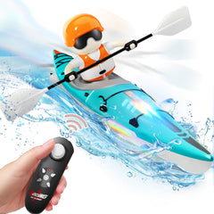 iplay remote control kayak toy gliding on water for imaginative play