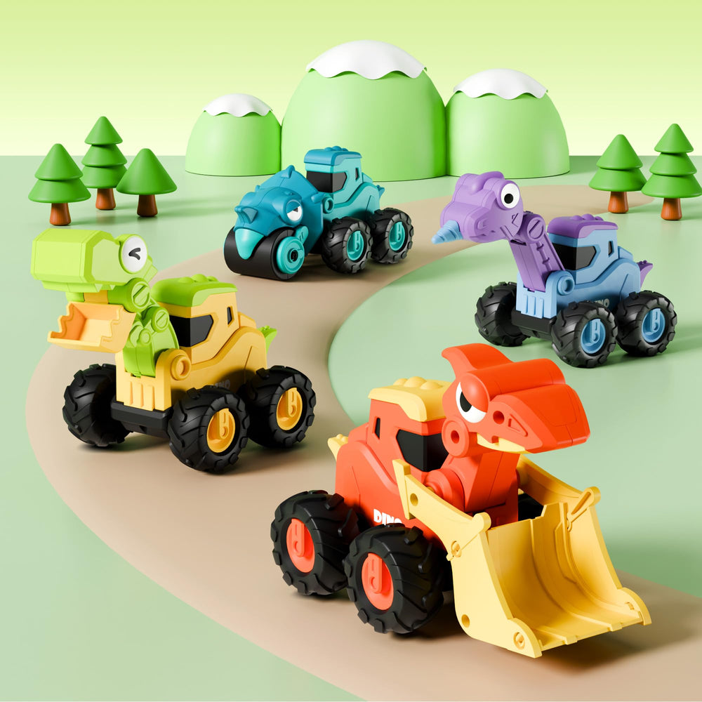 iplay toddler-friendly-dinosaur-car supports imaginative storytelling.