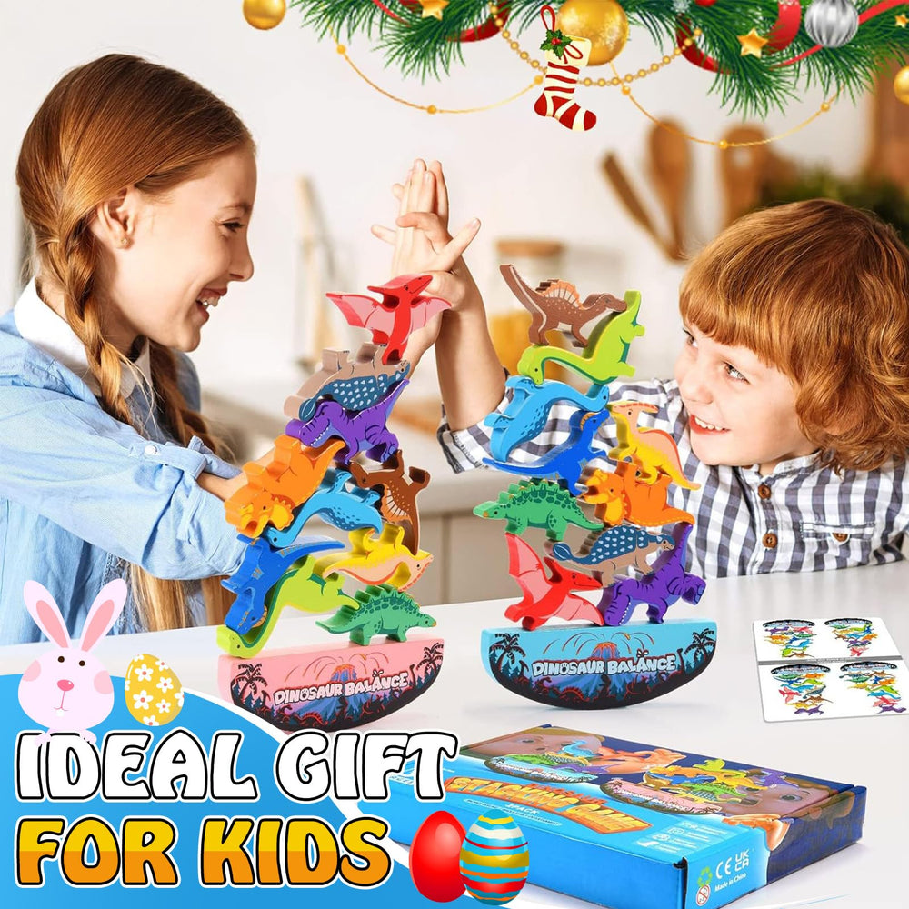 IPOURUP dinosaur blocks gift box is ready for holidays and birthdays.