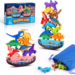IPOURUP dinosaur blocks hand grip helps little fingers grasp and stack confidently.