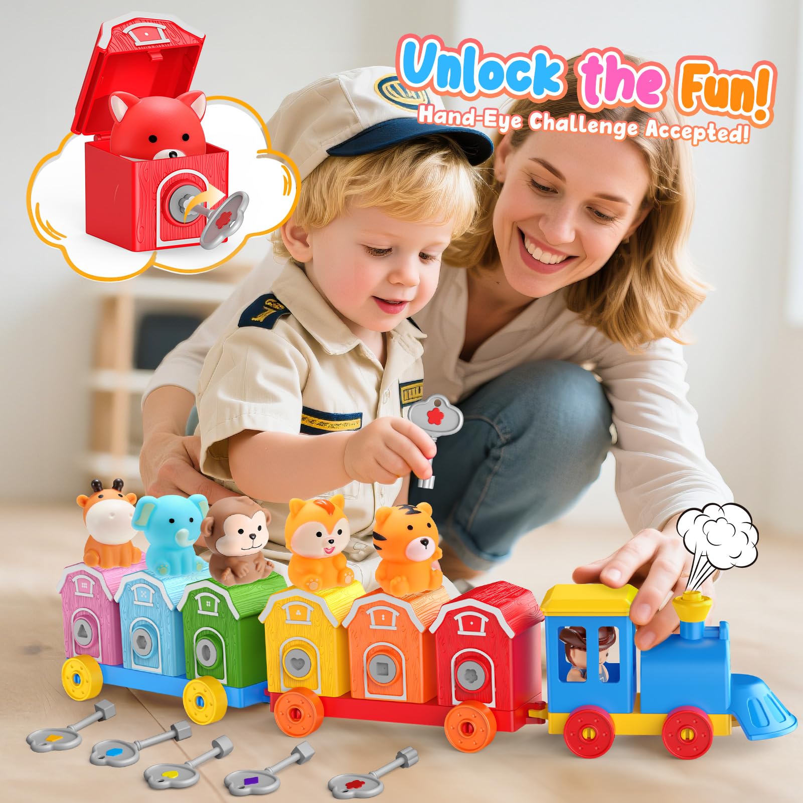 IPOURUP finger puppet animals for imaginative play and language development.