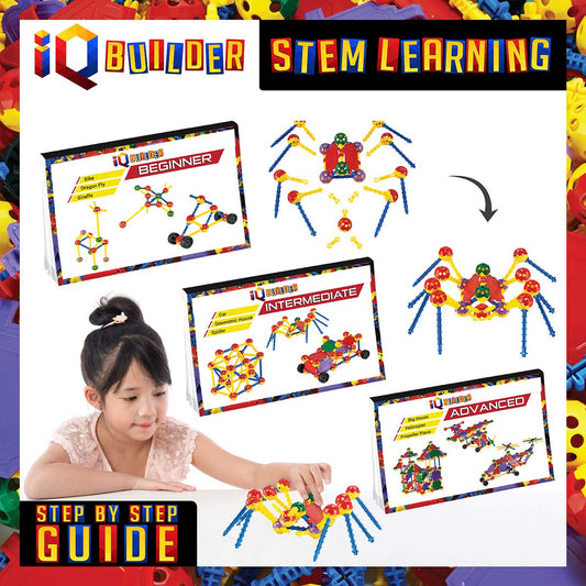IQ BUILDER classroom-ready set shown in hands-on engineering activity