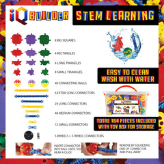 IQ BUILDER gift packaged toy presents an educational gift idea fostering curious minds.