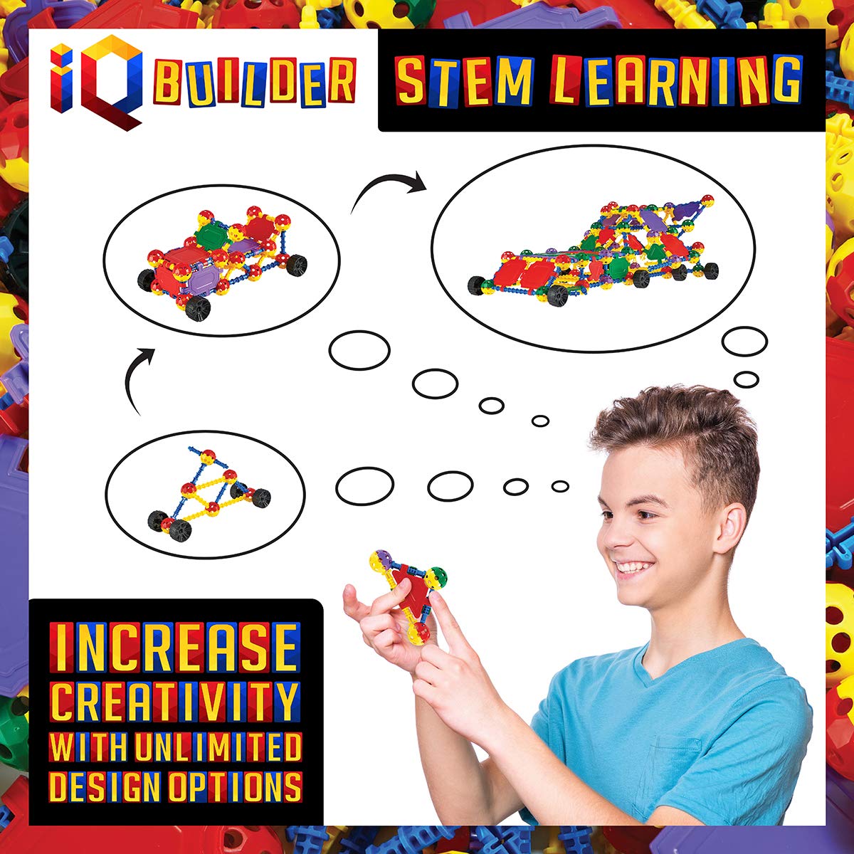 IQ BUILDER teacher-recommended kit suitable for classroom or home use