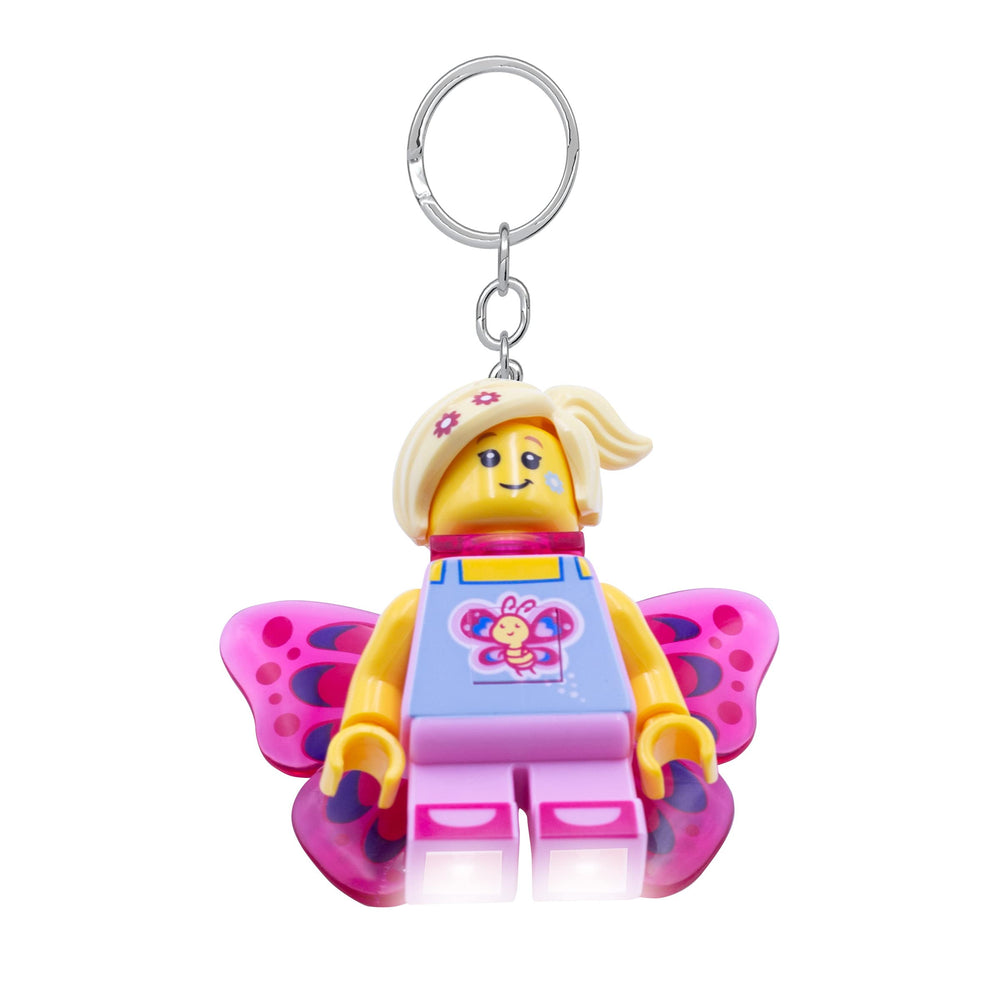IQ LEGO Butterfly Girl keychain light gift idea for fans