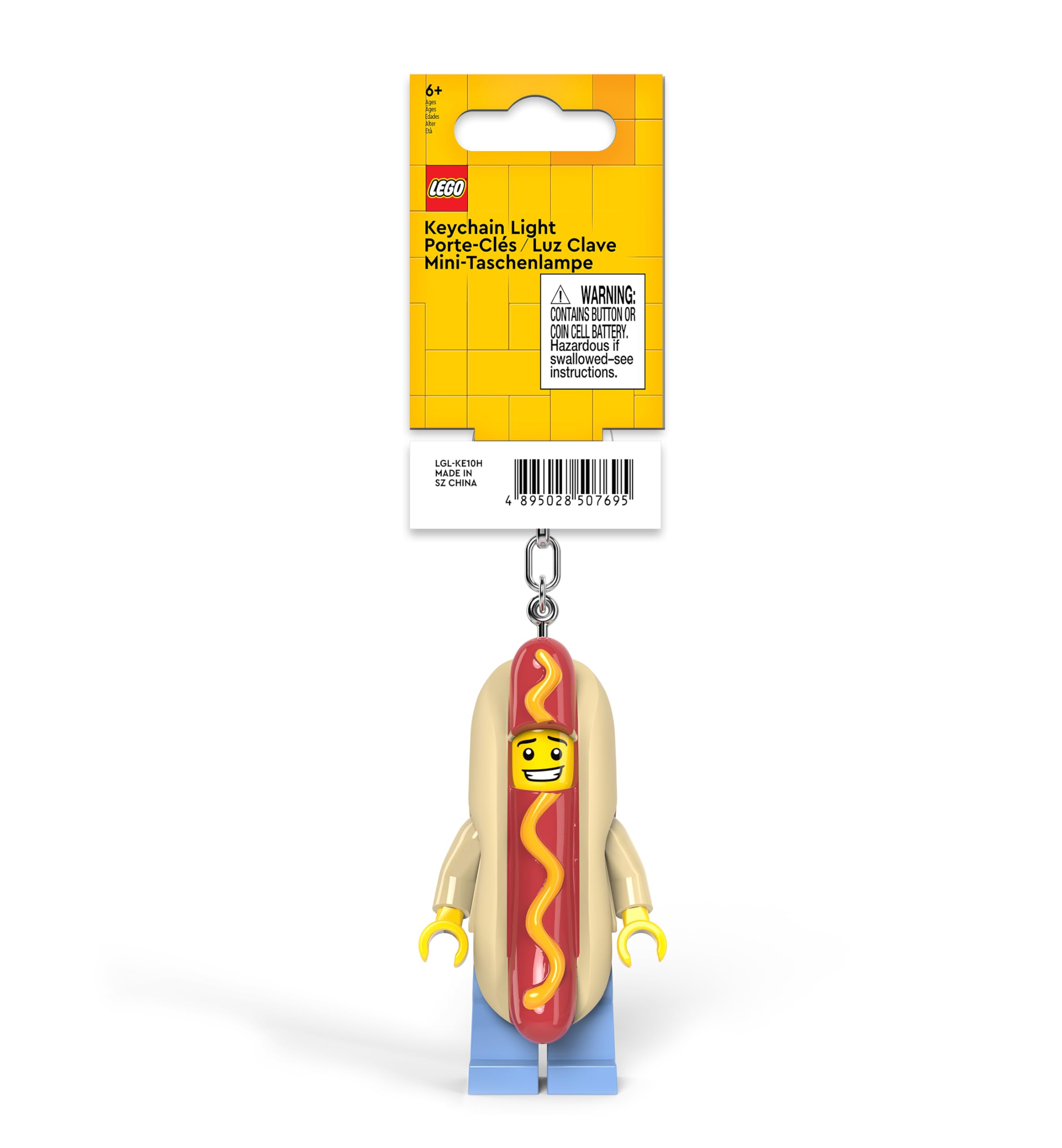 IQ LEGO Hot Dog Man packaging and contents overview