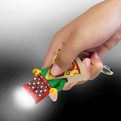 Chest switch enables easy on/off LED activation.