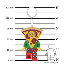 Posable arms and head of Pizza Guy for dynamic display and play.
