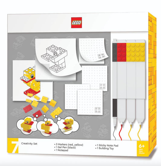 IQ Lego Stationery Creativity Set box and eco packaging for gifting