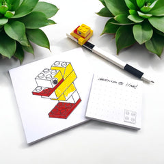 IQ Lego Stationery Creativity Set 25 coloring sheets inspire varied designs