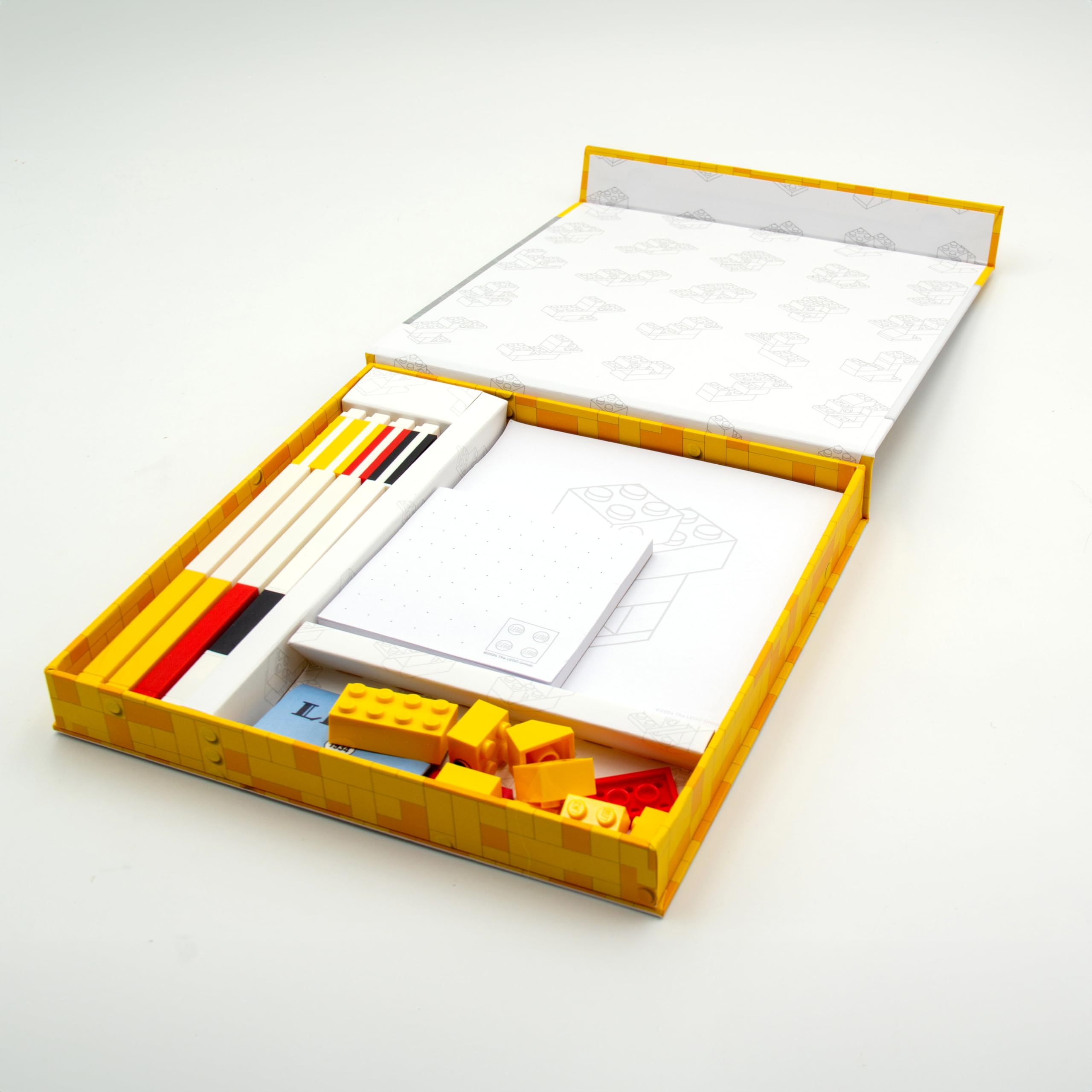 IQ Lego Stationery Creativity Set sticky note pads for planning ideas