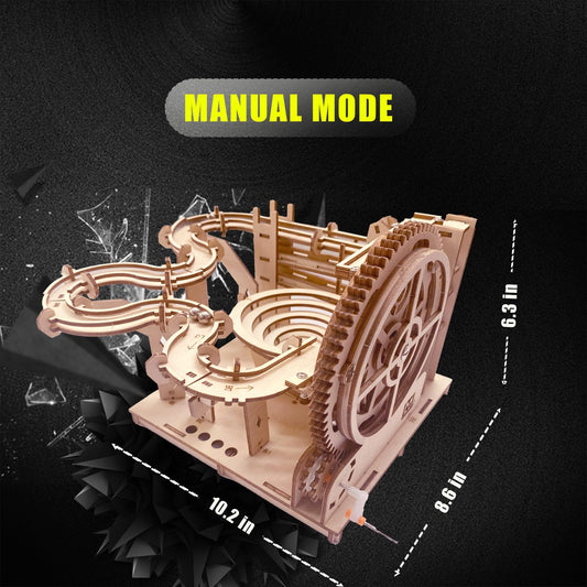 IQIETOY mechanical gear-drive scene image, showcasing the complex movement and puzzle challenge.