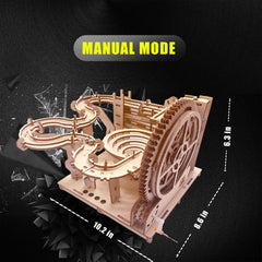 IQIETOY mechanical gear-drive scene image, showcasing the complex movement and puzzle challenge.