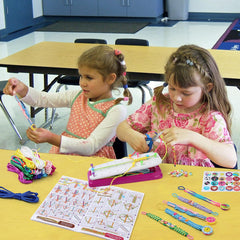Finished IQKidz bracelets worn by kids showcase everyday style
