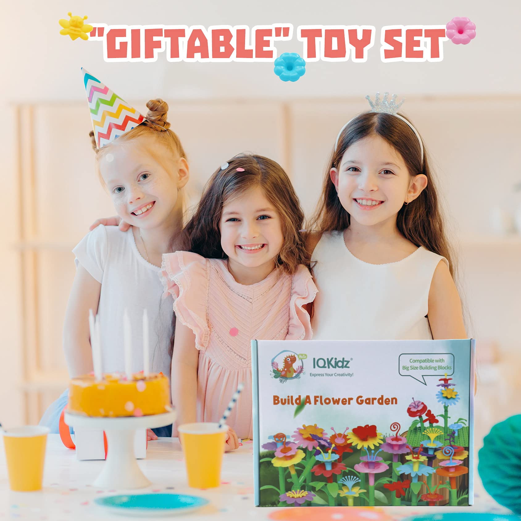 IQKidz Indoor and outdoor garden play supports flexible, extended fun.
