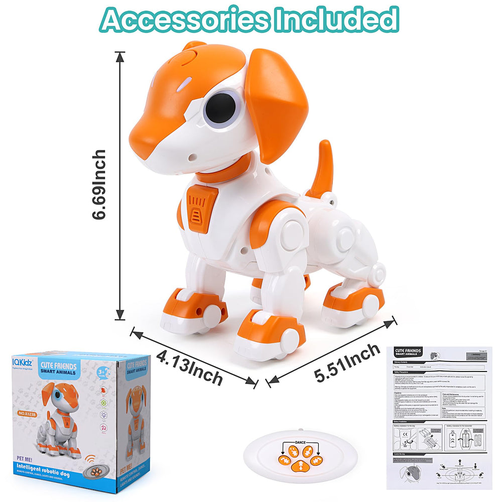 IQKidz indoor outdoor play with robot dog supports imaginative adventures