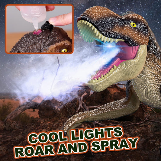 IQKidz RC dino mouth opening action for dramatic pretend roars