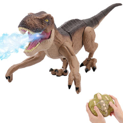 IQKidz remote control dinosaur front view for engaging play sessions