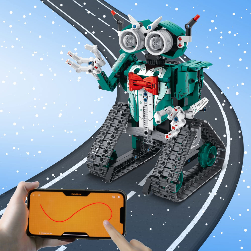 IQKidz robot girl with red bowknot hair clip inspires imaginative role-play.