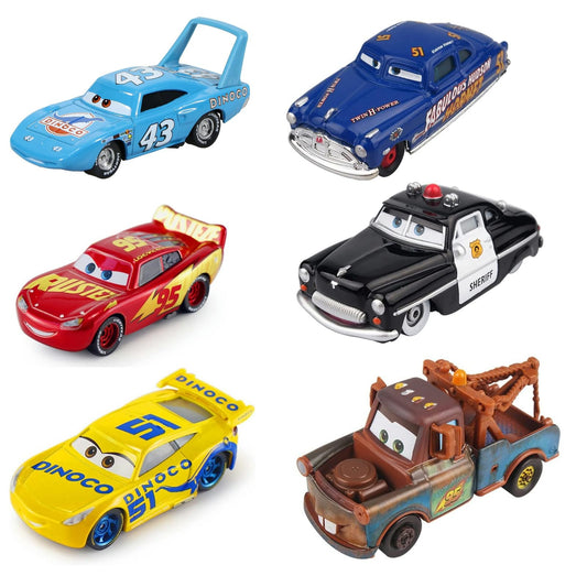Iridety diecast car 2 features a plastic chassis for safe, light handling.