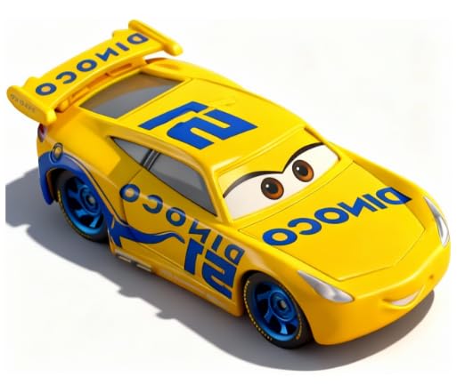 Iridety diecast car 5 delivers a shiny paint finish for eye-catching display.
