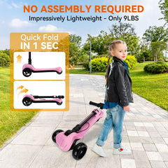 IRIMMY scooter height adjustment adapts to growing children for comfort