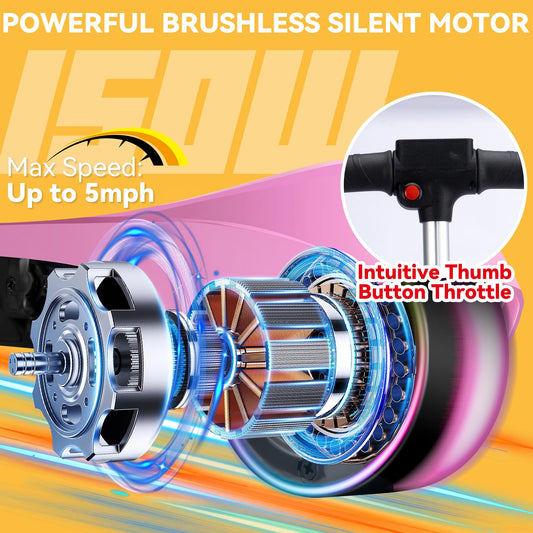 IRIMMY scooter thumb throttle enables easy mode switching during rides