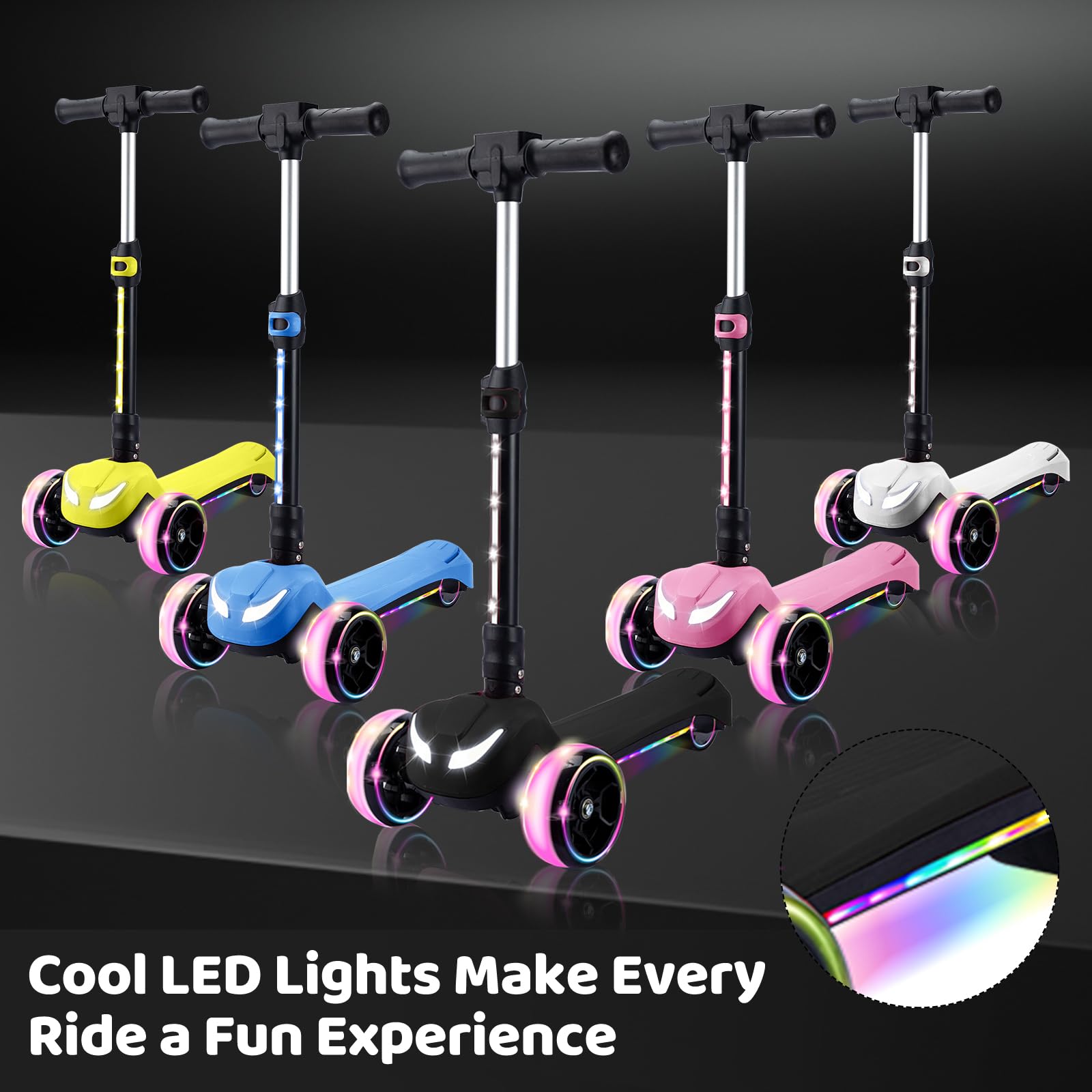 IRIMMY adjustable heights fit growing riders from age 3 to 12.