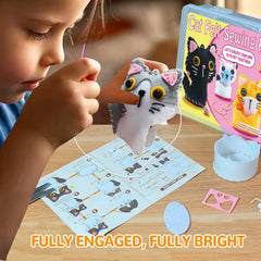 IROLEHOME safe needles and threading tool for kids' sewing projects