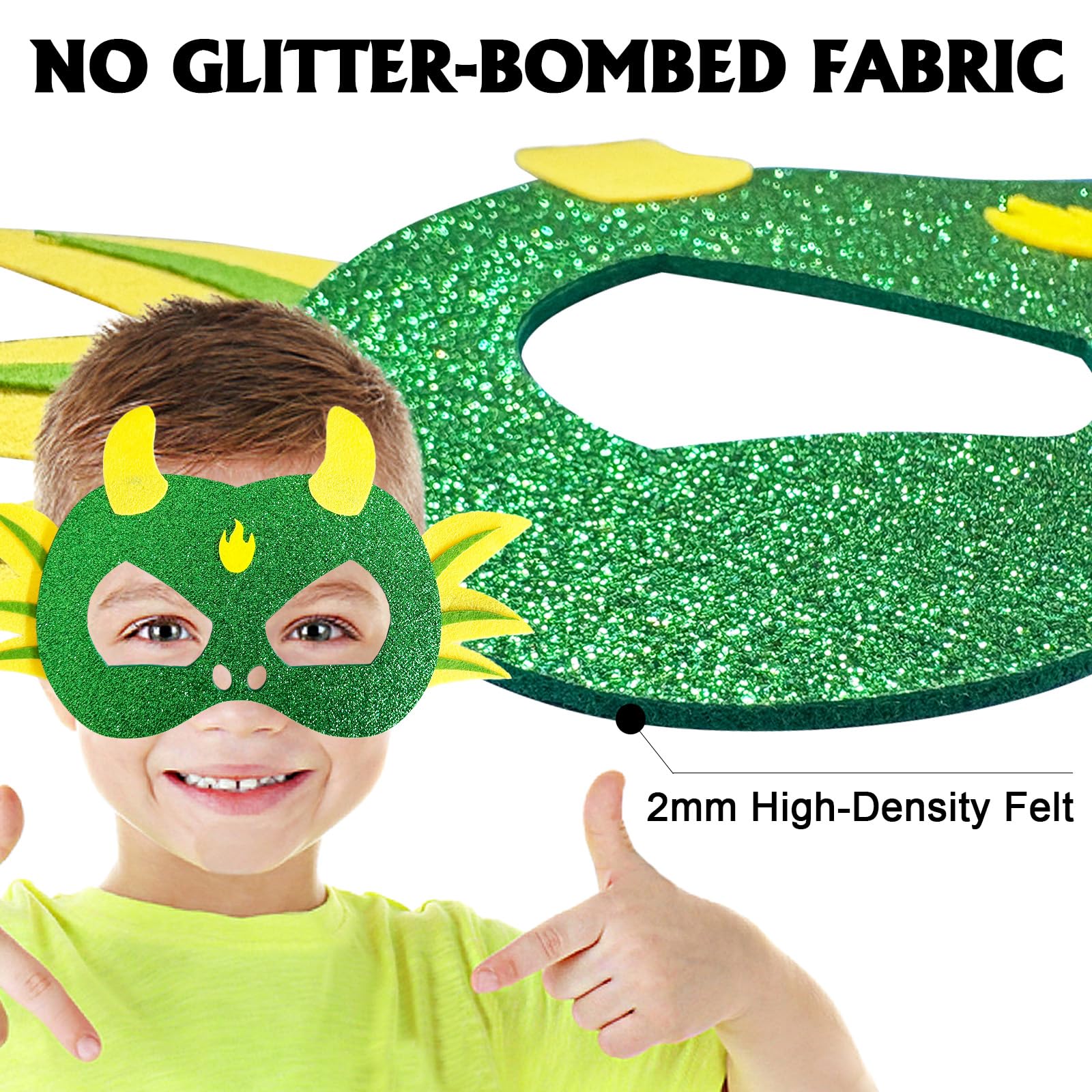 iROLEWIN green Lycra scale fabric adds vibrant premium look