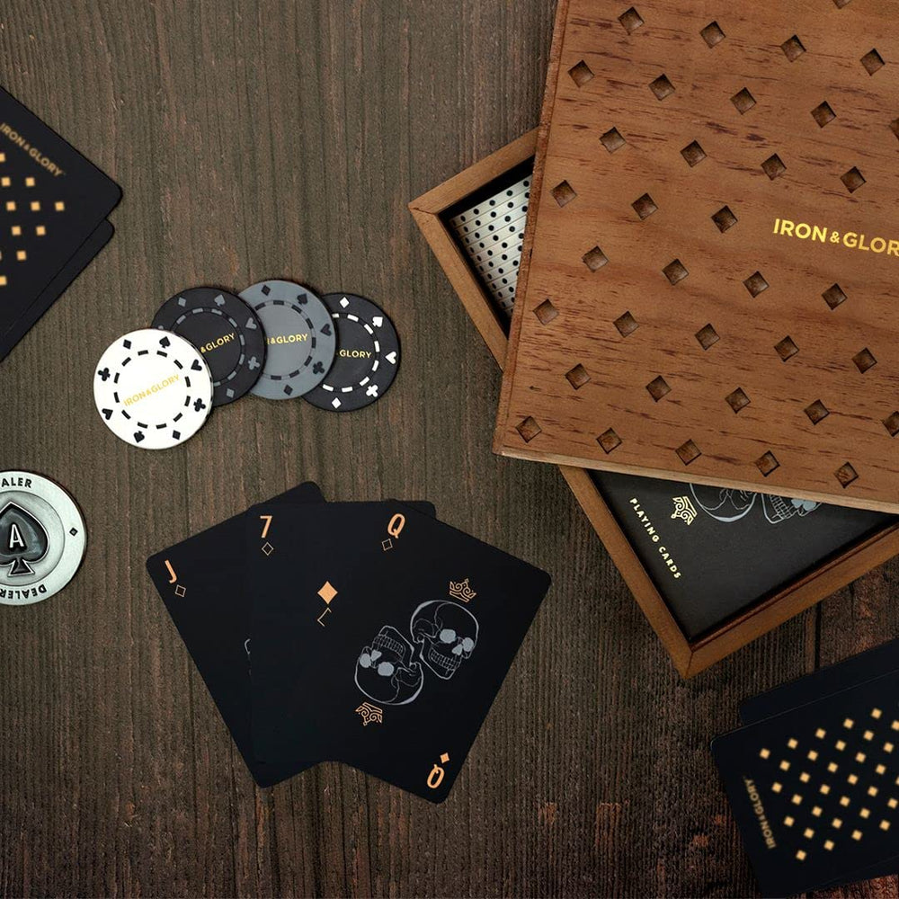 Premium materials in Iron & Glory set emphasizing durability