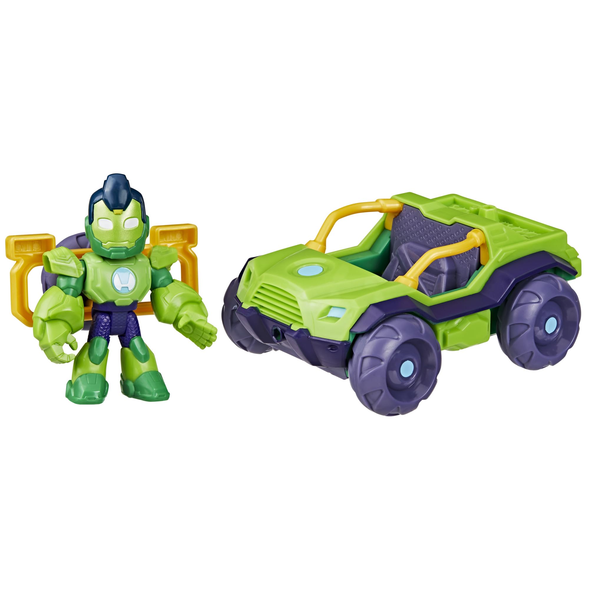 IRON MAN AND HIS AWESOME FRIENDS iron-hulk-figure: poseable hero for imaginative play.