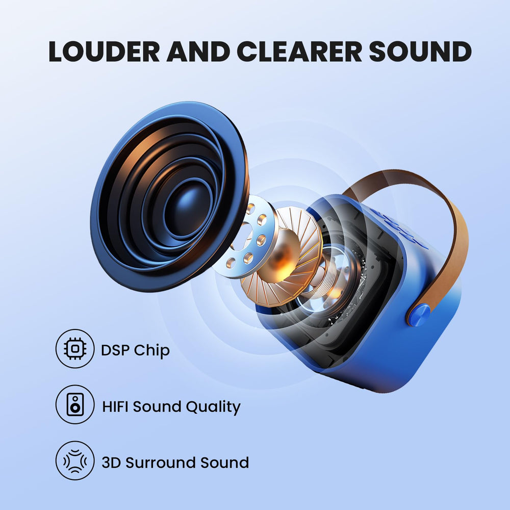 IROO karaoke machine Bluetooth connection for quick wireless pairing