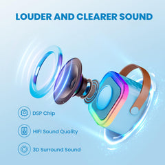 IROO Karaoke Machine demonstrates seamless Bluetooth connection and wireless pairing.