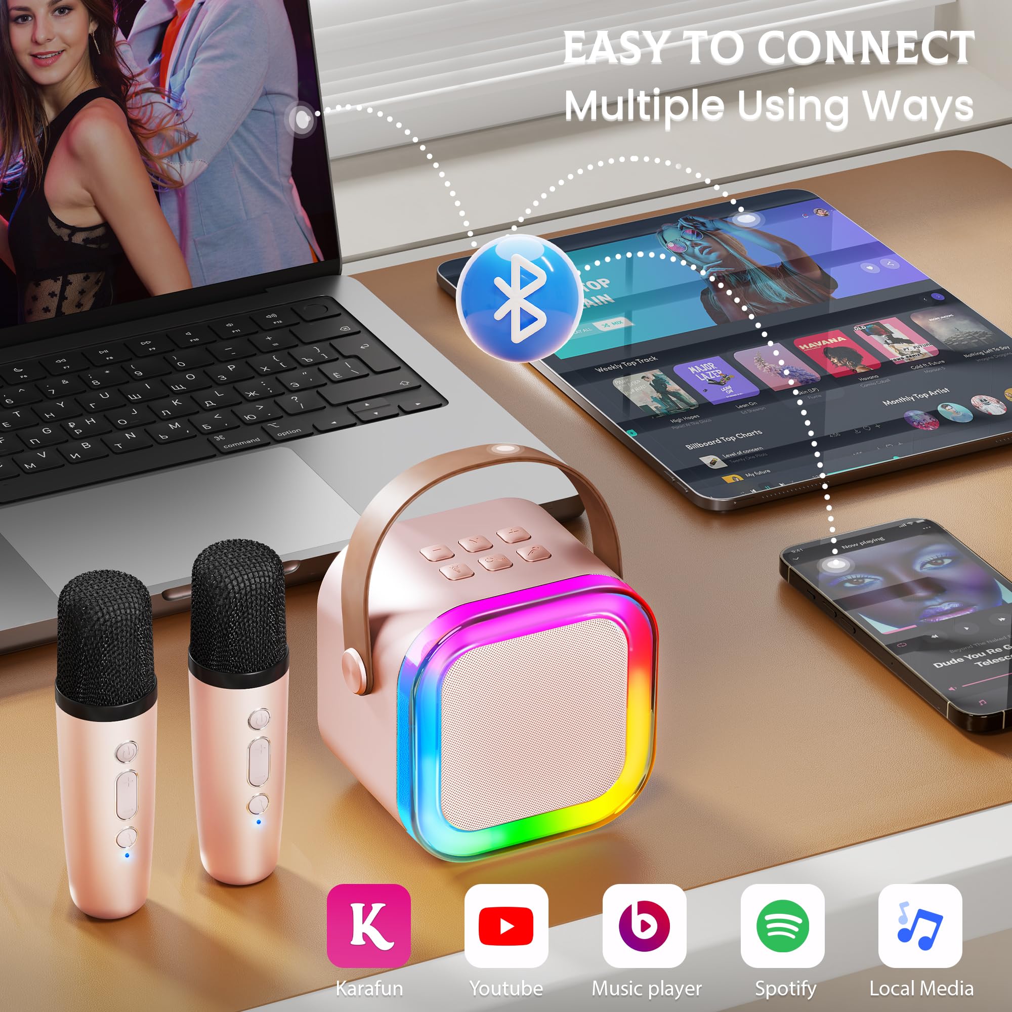 IROO karaoke machine gift box ready-to-gift packaging