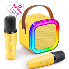 IROO karaoke machine front view ready for family singing sessions.