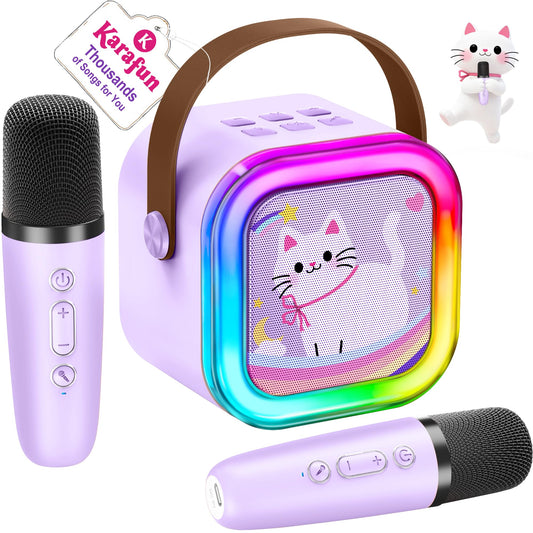 IROO mini karaoke machine with a compact design for easy at-home singing.