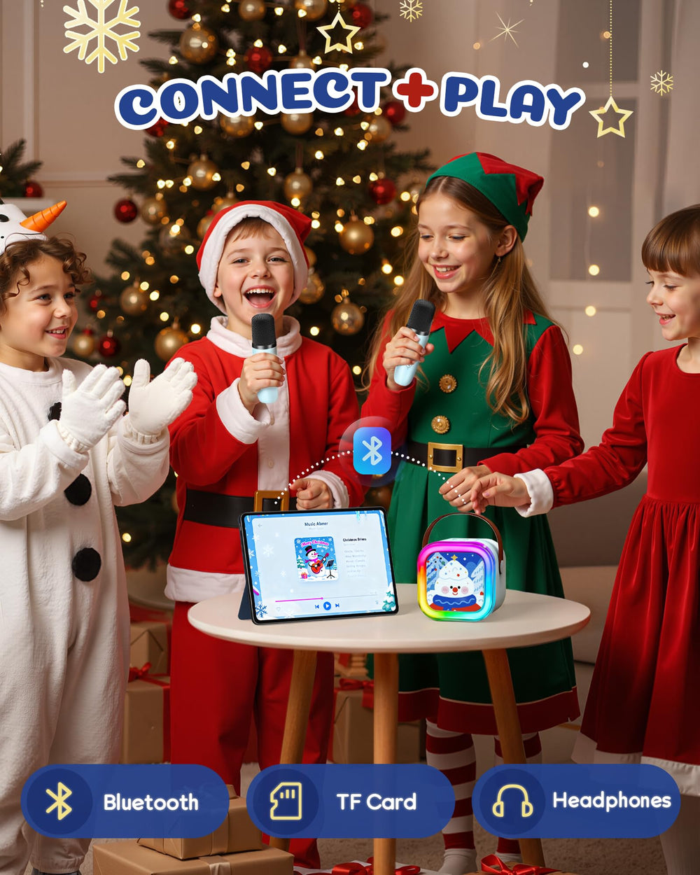 IROO compact portable design ideal for holiday caroling and parties