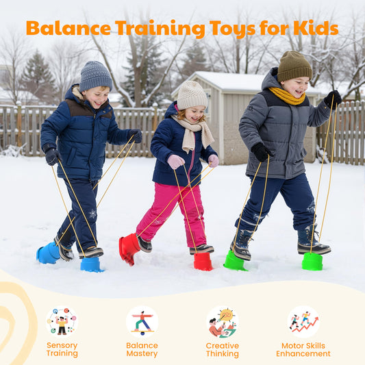 IROO Monster Feet Red Grip designed for dynamic balance practice and active fun.