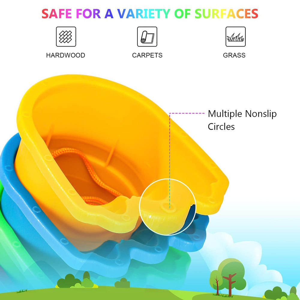 IROO Monster Feet Yellow Grip designed for joyful coordination and motor play.