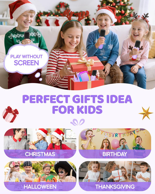 IROO wireless mics pair enables cordless duets for kids' parties