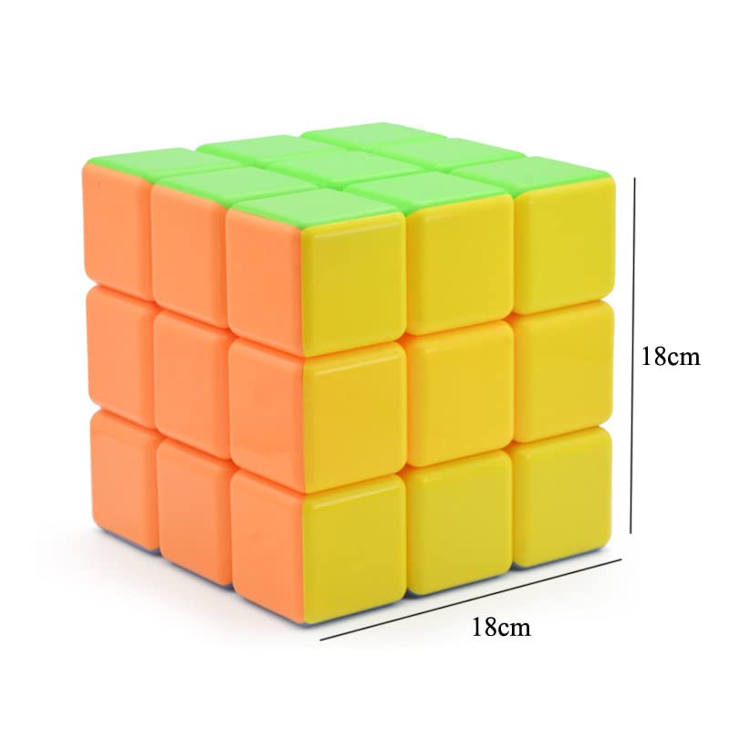 IRRDFO giant 3x3 speed cube stickerless with smooth solving appeal