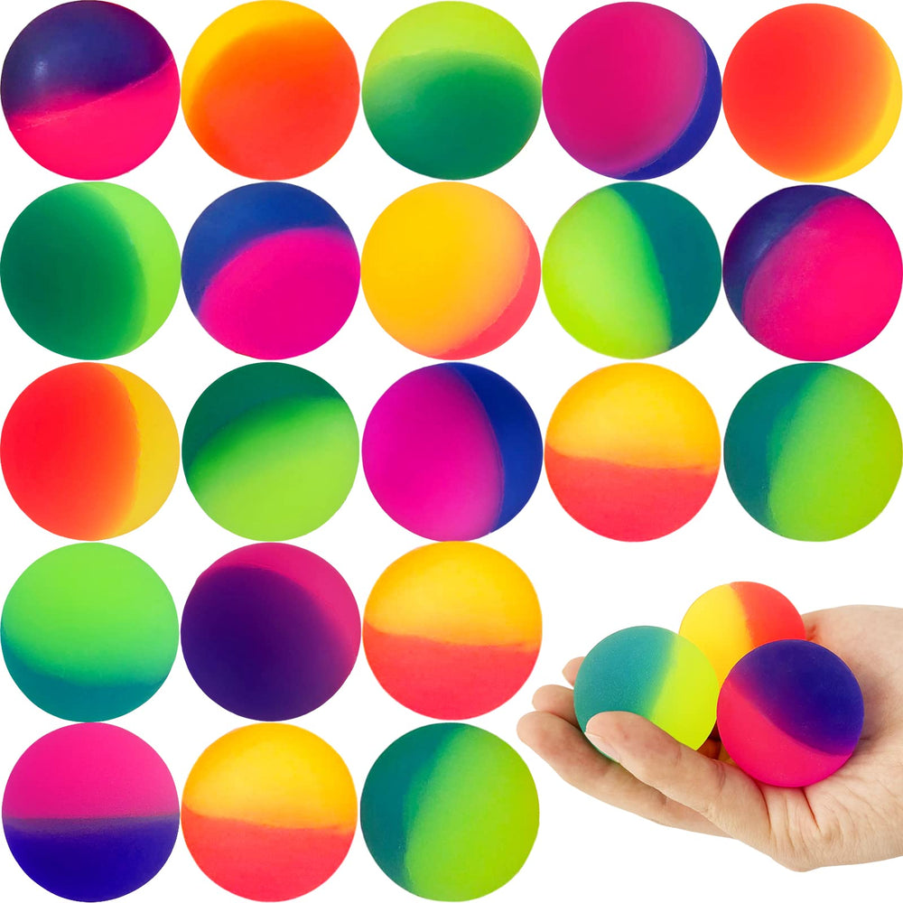 Irrmshr bouncy balls pack of 18 for party favors and classroom prizes