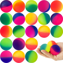 Irrmshr bouncy balls pack of 18 for party favors and classroom prizes