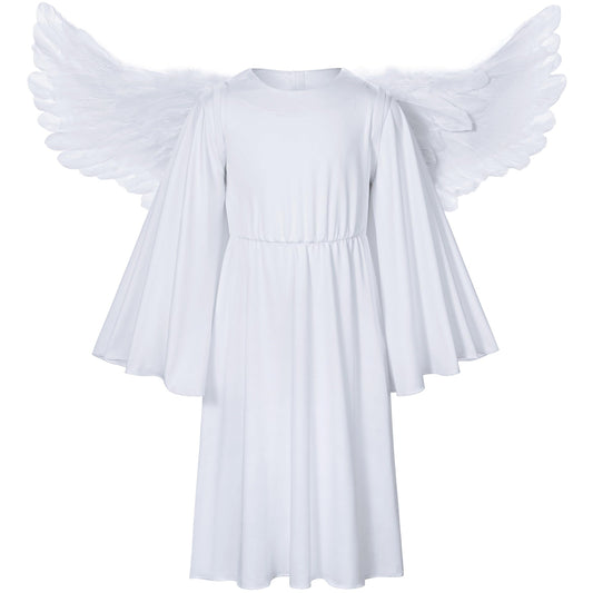 Irtysh Kids angel feather wings create a dramatic, photogenic silhouette.