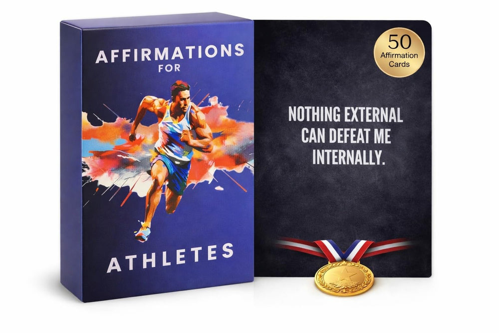 Isaac Liev Positive Daily Affirmation Cards cover boosts focus before workouts