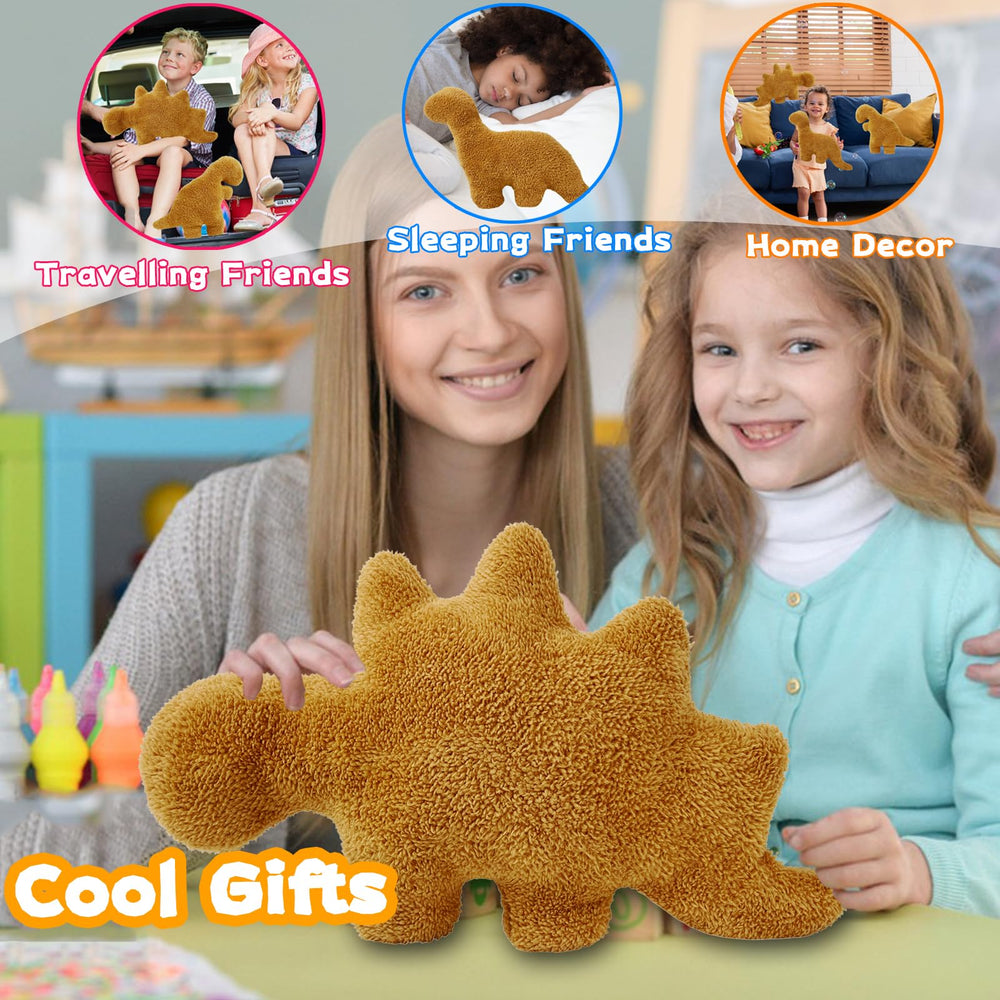 Isaacalyx Dino Nugget Pillow easy-to-carry plush for travel