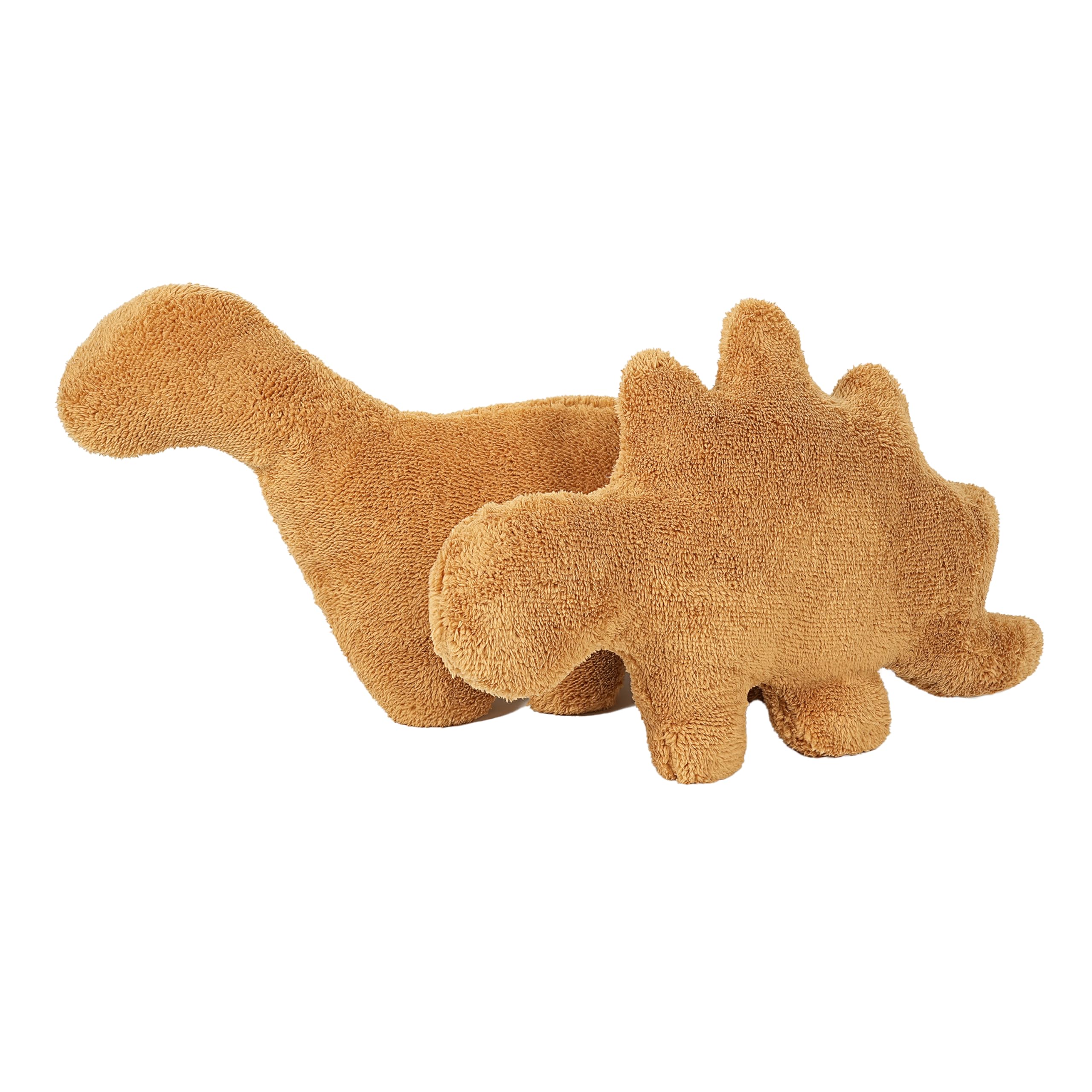 Isaacalyx dino nugget pillow set in-pack display, ideal for party decor